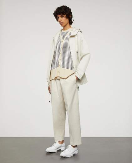 ASPESI PANTALONE CARROT IN TWILL DI COTONE