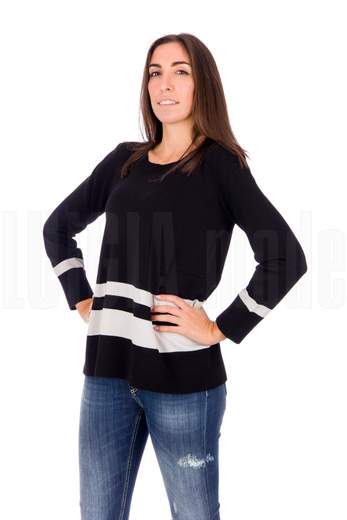 ANNECLAIRE MAGLIA GIROCOLLO