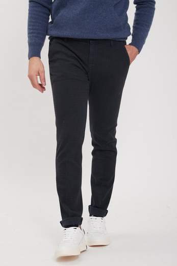 DONDUP PANTALONE GAUBERT SLIM IN COTONE