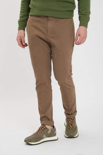 DONDUP PANTALONE JOE CARROT IN COTONE