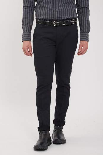 DONDUP PANTALONI GAUBERT SLIM IN LANA