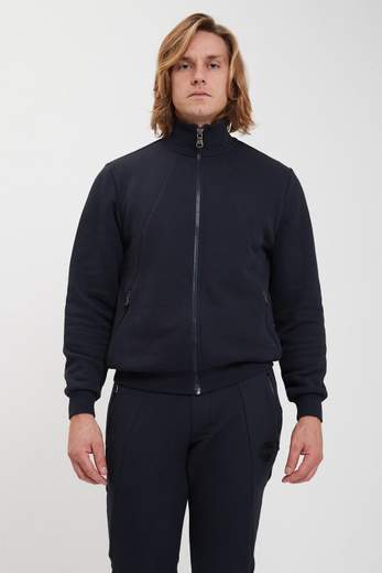 COLMAR FELPA FULL ZIP IN COTONE COLLO ALTO