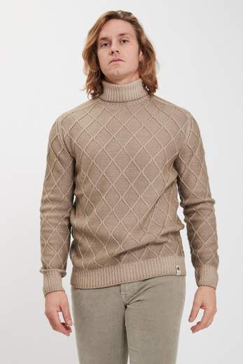 H953 MAGLIA DOLCEVITA ROMBI