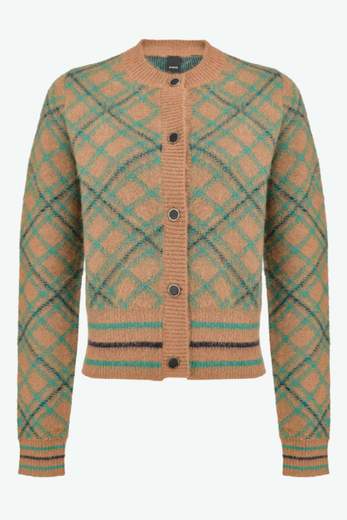 PINKO PASSITO CARDIGAN JACQUARD