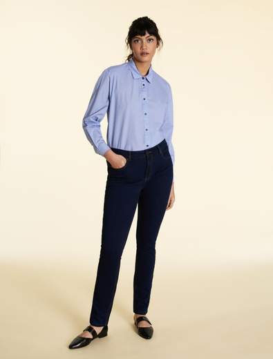 MARINA RINALDI PANTALONE IDEM IN DENIM