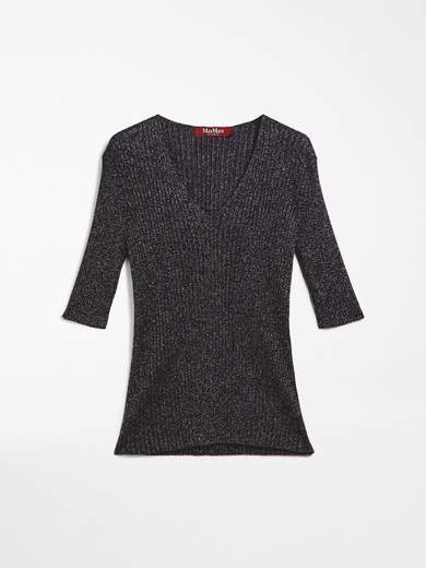 MAX MARA MAGLIA CARTONE SCOLLO A V