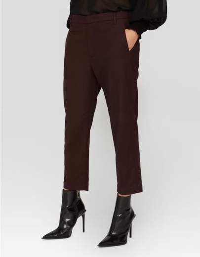 DONDUP PANTALONE ARIEL CARROT IN LANA