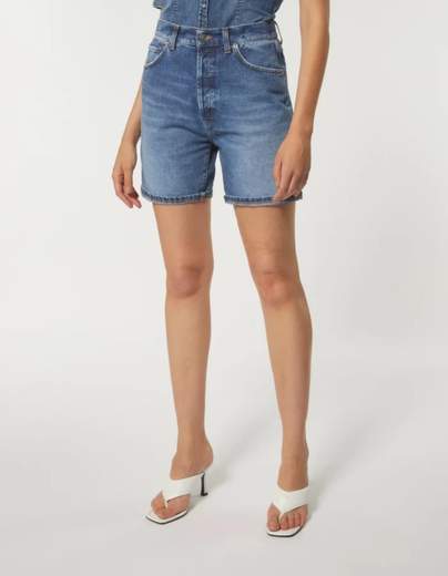 DONDUP SHORT STELLA IN DENIM FISSO