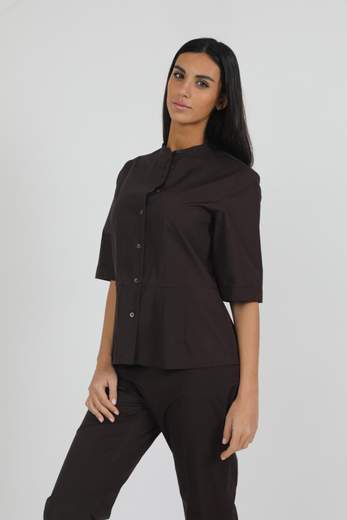 ASPESI CAMICIA AMPIA IN POPELINE