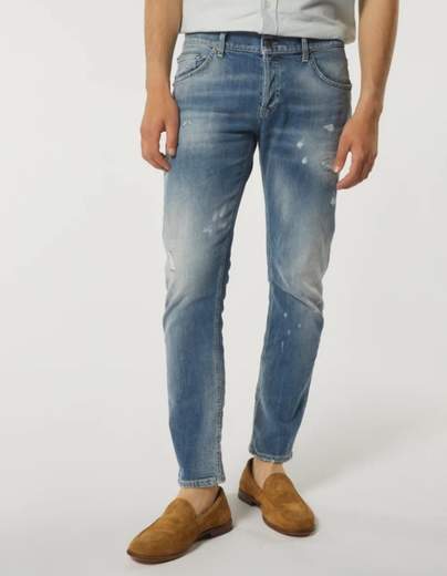 DONDUP JEANS MIUS SLIM IN DENIM STRETCH