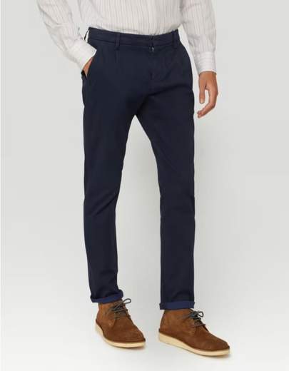 DONDUP PANTALONE GAUBERT PINCES SLIM CHINO