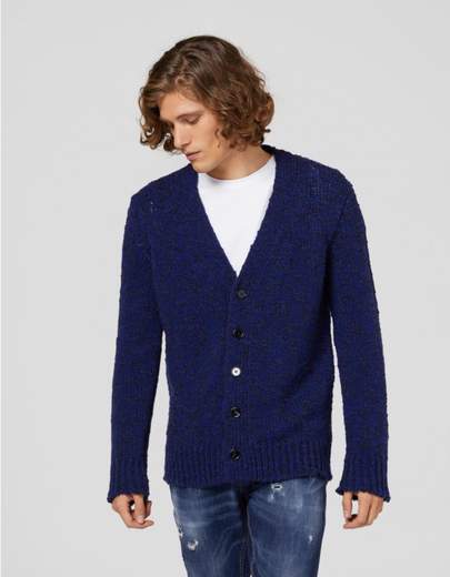 DONDUP CARDIGAN BOUCLÈ