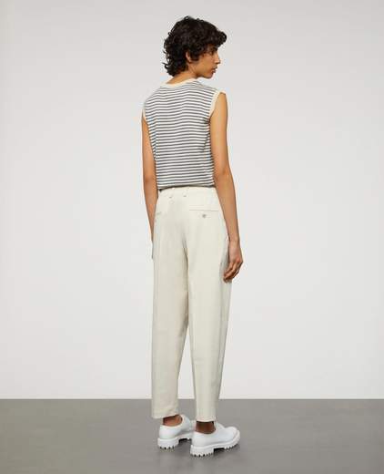 ASPESI PANTALONE CARROT IN TWILL DI COTONE