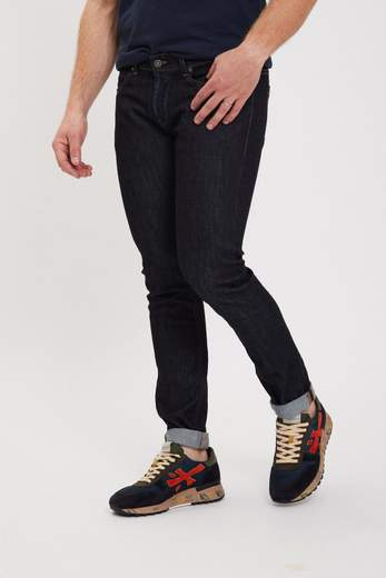 DONDUP JEANS GEORGE SKINNY IN DENIM CACHEMIRE STRETCH