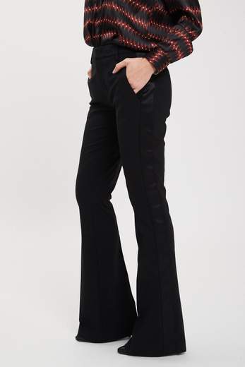 DONDUP PANTALONE LEXI A ZAMPA IN LANA