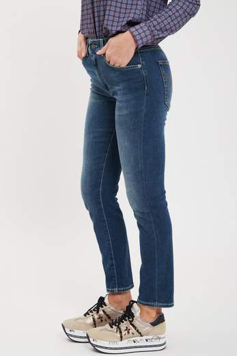 DONDUP JEANS DAILA SLIM IN DENIM STRETCH