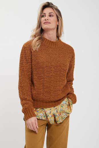 ALPHA STUDIO MAGLIA GIROCOLLO PUNTO ASTRATTO