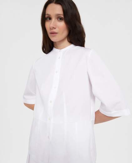 ASPESI CAMICIA AMPIA IN POPELINE