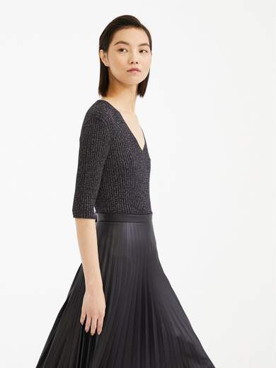 MAX MARA MAGLIA CARTONE SCOLLO A V