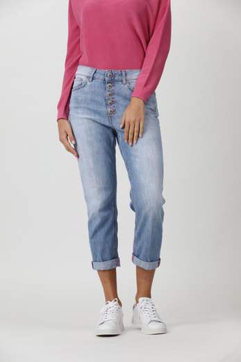 DONDUP JEANS KOONS LOOSE IN DENIM STRTECH