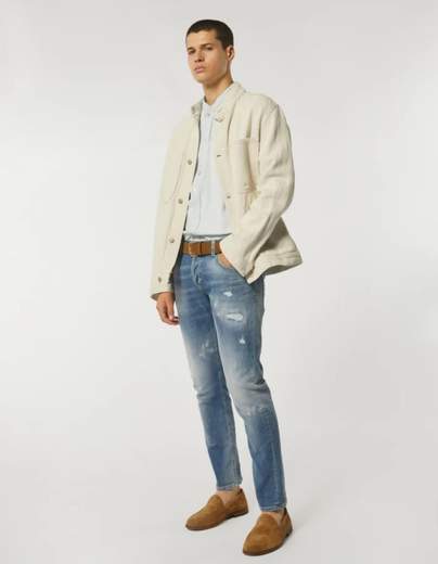 DONDUP JEANS MIUS SLIM IN DENIM STRETCH