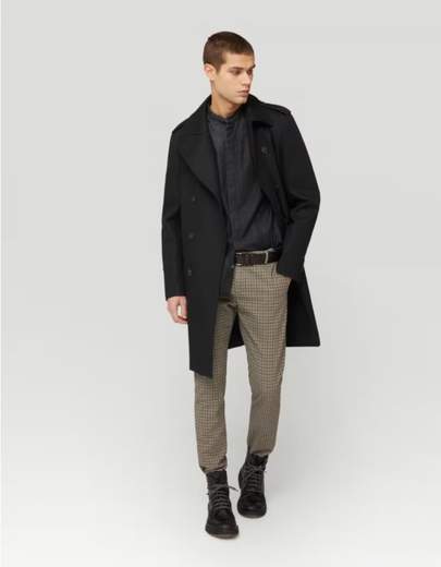 DONDUP PANTALONE GAUBERT SLIM IN CHECK