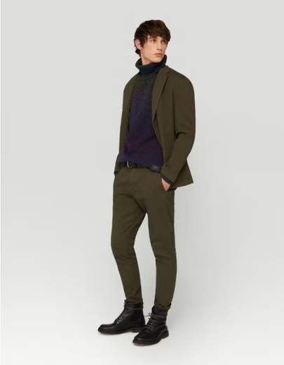 DONDUP PANTALONE JOE CARROT IN GABARDINA