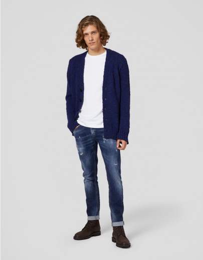 DONDUP CARDIGAN BOUCLÈ