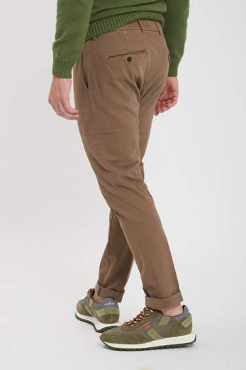DONDUP PANTALONE JOE CARROT IN COTONE
