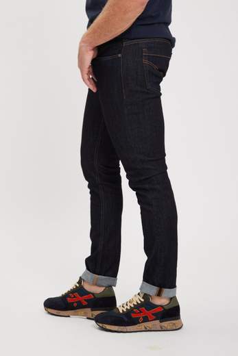 DONDUP JEANS GEORGE SKINNY IN DENIM CACHEMIRE STRETCH