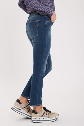 DONDUP JEANS DAILA SLIM IN DENIM STRETCH