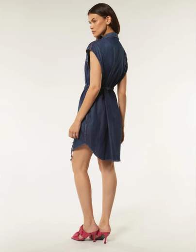 DONDUP ABITO SMANICATO IN DENIM