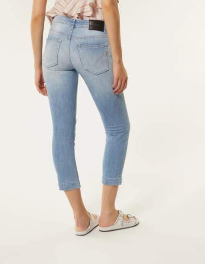 DONDUP JEANS ROSE SLIM IN DENIM STRETCH