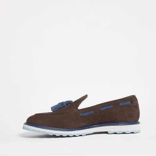 LO.WHITE MOCASSINO IN SUEDE