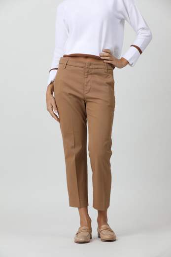 DONDUP PANTALONE NIMA LOOSE IN COTONE