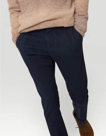 DONDUP PANTALONE GAUBERT PINCES SLIM CHINO