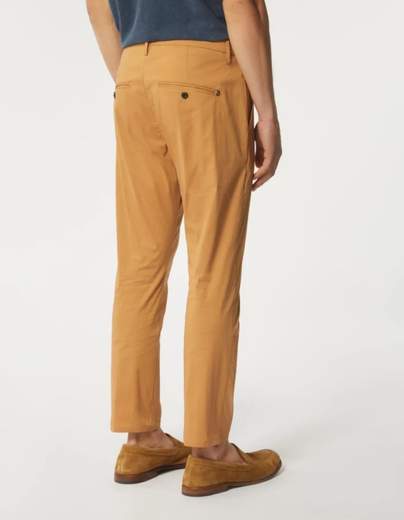 DONDUP PANTALONE ALFREDO SLIM IN POPELINE