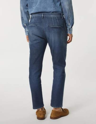 DONDUP PANTALONE PABLO REGULAR IN DENIM STRETCH