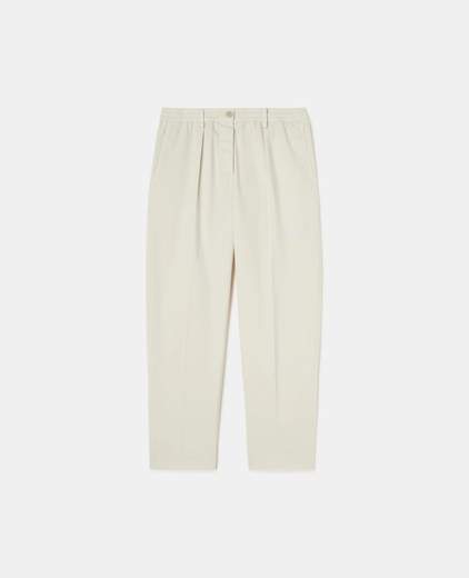 ASPESI PANTALONE CARROT IN TWILL DI COTONE