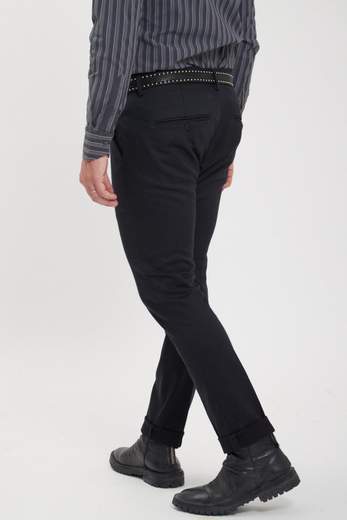 DONDUP PANTALONI GAUBERT SLIM IN LANA