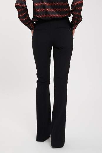 DONDUP PANTALONE LEXI A ZAMPA IN LANA