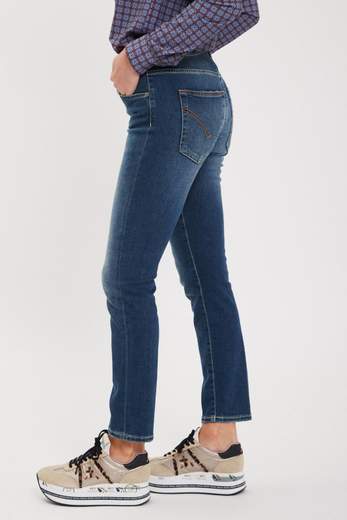DONDUP JEANS DAILA SLIM IN DENIM STRETCH