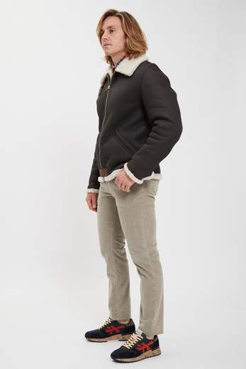 STEWART GIUBBINO SHEARLING SPANISH MERINO