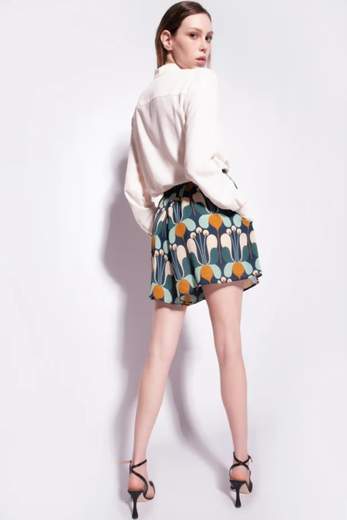 PINKO SMORZARE 37 CAMICIA CREPE