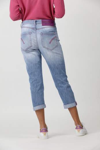 DONDUP JEANS KOONS LOOSE IN DENIM STRTECH