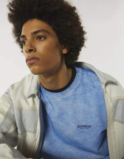 DONDUP FELPA REGULAR GIROCOLLO