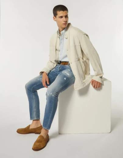 DONDUP JEANS MIUS SLIM IN DENIM STRETCH