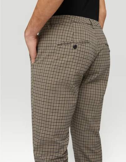 DONDUP PANTALONE GAUBERT SLIM IN CHECK