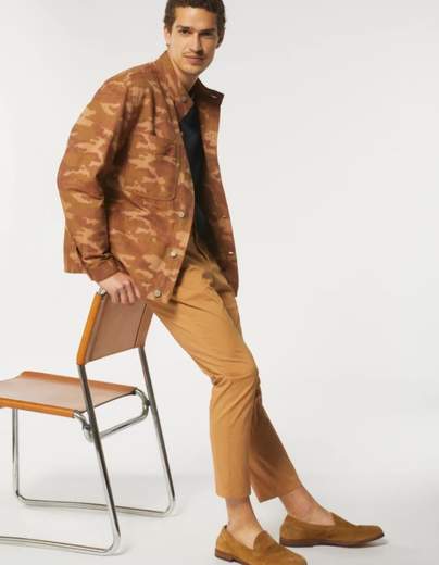 DONDUP PANTALONE ALFREDO SLIM IN POPELINE
