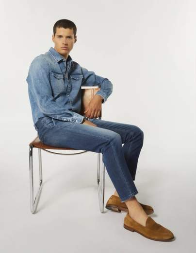 DONDUP PANTALONE PABLO REGULAR IN DENIM STRETCH